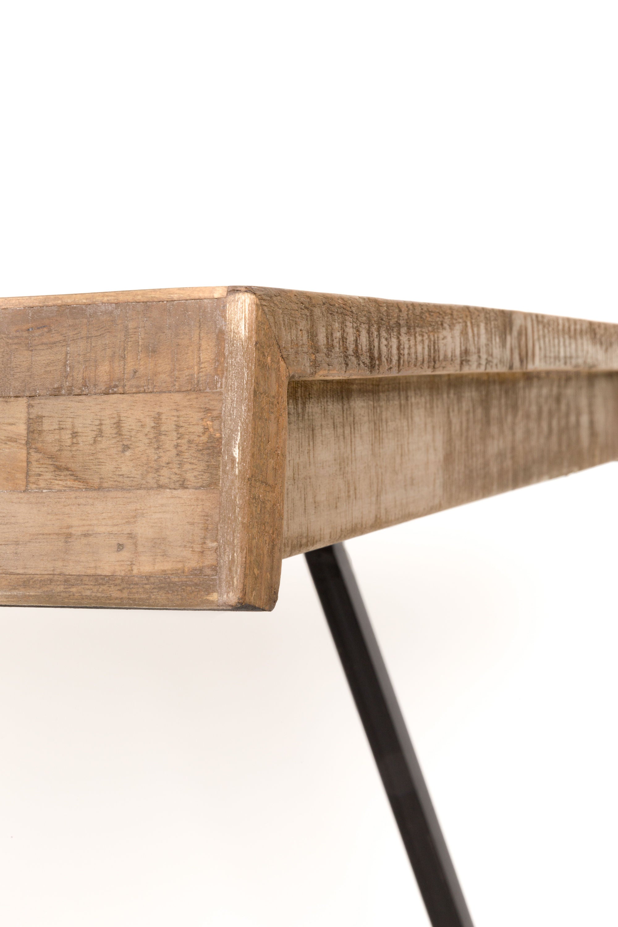 Suri Natural Teak Wood Rectangle Dining Table 180cm